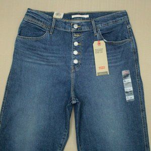 Levi's Mile High Cropped Wide Leg Jeans